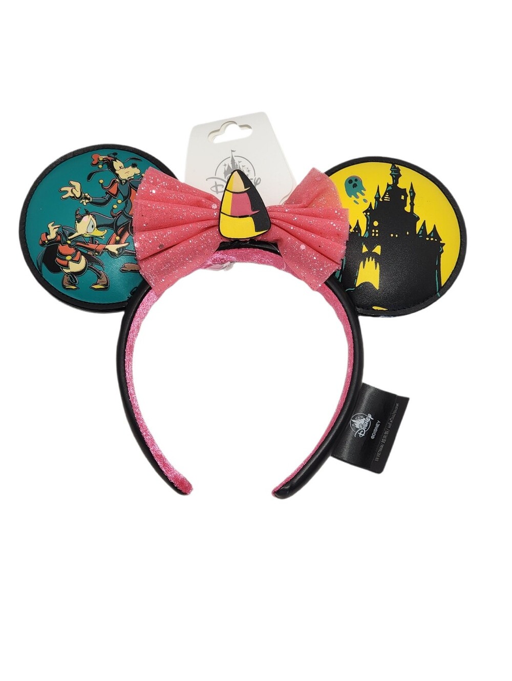 Disney Vacation Club Exclusive 2023 Halloween Glow in the Dark Ears Headband N…
